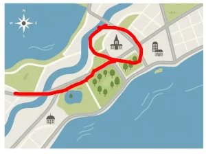 Кисть - маркер для обводки, выделения объекта на фото, скриншоте, карте