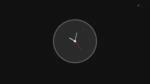 Часы - время на весь экран