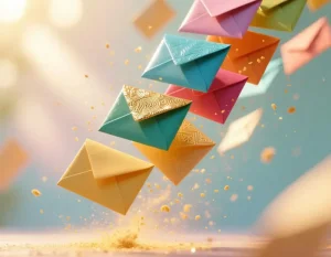 Конструктор конверта с выбором размера, цвета, добавлением фото изображения и надписи