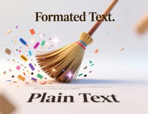 Очистка текста от форматирования и лишних невидимых символов