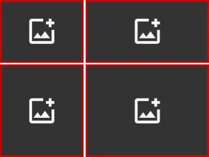 Коллаж из четырёх фотографий разных размеров